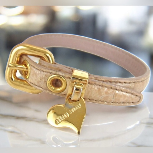 MIU MIU Leather Bracelet 😍❤️ - Picture 1 of 15
